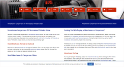 Desktop Screenshot of motorhomescampervans.net